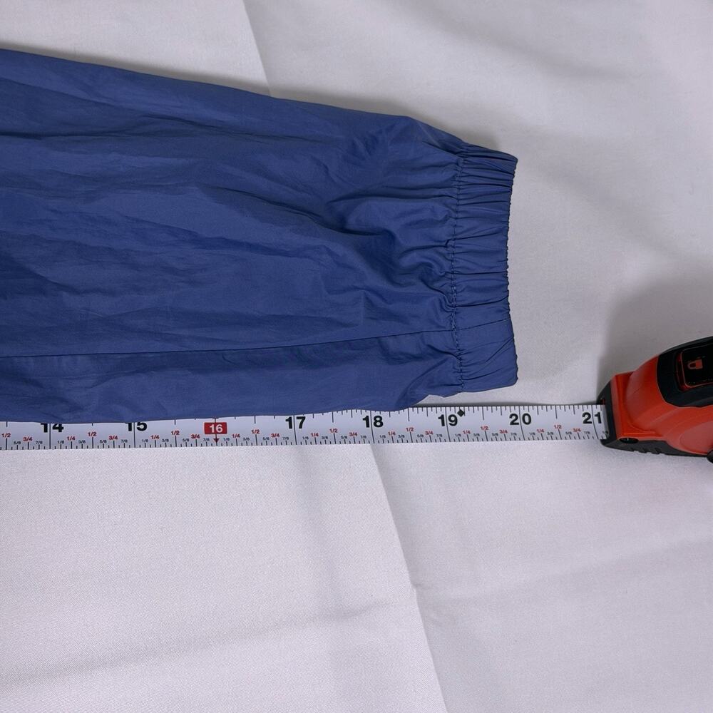 Columbia Women’s Blue Sustina Windbreaker, Cinched Waist, Stowaway Hoodie M - Picture 12 of 16